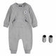 Conjunto Deportivo para Bebé Converse Chuck Patch Coverall Gris claro