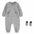 Conjunto Deportivo para Bebé Converse Chuck Patch Coverall Gris claro