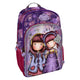 Mochila Escolar The Duet Gorjuss Morado