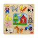 Puzzle Infantil de Madera Diset (12 pcs)