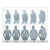 Mochila Escolar con Ruedas F.C. Barcelona Evolution Azul