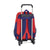 Mochila Escolar con Ruedas 905 Atlético Madrid Azul Blanco Rojo
