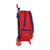 Mochila Escolar con Ruedas 905 Atlético Madrid Neptuno Azul