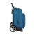 Mochila Escolar con Ruedas Evolution BlackFit8 Egeo Azul