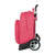 Mochila Escolar con Ruedas Evolution BlackFit8 Rosa