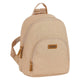 Bolsa Mochila con Cuerdas Safta Beige