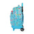 Mochila Escolar con Ruedas Compact BlackFit8 Mushrooms