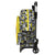 Mochila Escolar con Ruedas Minions Amarillo Blanco Negro