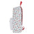 Mochila Escolar Monopoly Go Blanco