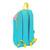 Mochila Infantil Benetton Color Block Amarillo Rosa Turquesa