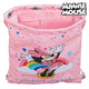 Bolsa Mochila con Cuerdas Minnie Mouse Rainbow Rosa