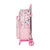 Mochila Escolar con Ruedas 905 Glow Lab Welcome Home Rosa