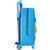 Mochila Escolar 3D con Ruedas 705 Baby Shark Azul claro