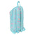 Mochila Escolar Safta My Space Azul claro