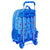 Mochila Escolar con Ruedas SuperThings Azul Multicolor