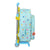 Mochila Escolar con Ruedas Baby Shark Beach Day Amarillo Azul claro (26 x 34 x 11 cm)