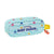 Estuche Escolar Baby Shark Beach Day Amarillo Azul claro (21 x 8 x 6 cm)