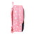 Mochila Escolar 3D Disney Jasmine Rosa