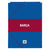 Carpeta F.C. Barcelona A4 Granate Azul marino