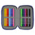 Plumier Triple Real Madrid C.F. Azul Blanco (36 Piezas)
