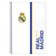 Libreta de Anillas Real Madrid C.F. Azul Blanco A4
