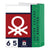 Carpeta de anillas Benetton United Rojo Blanco Verde Azul marino A4 (40 mm)
