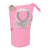 Estuche Cubilete Benetton Flamingo Pink Rosa (8 x 19 x 6 cm)