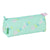 Estuche Escolar Benetton World Menta (21 x 8 x 7 cm)