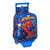 Mochila Escolar con Ruedas Spiderman Great Power Rojo Azul (22 x 28 x 10 cm)
