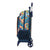 Mochila Escolar con Ruedas Hot Wheels Challenge Azul marino (32 x 42 x 14 cm)