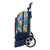 Mochila Escolar con Ruedas Hot Wheels Challenge Azul marino (32 x 42 x 14 cm)