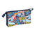 Estuche Escolar Hot Wheels Challenge Multicolor Azul marino (22 x 12 x 3 cm)