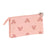 Estuche Escolar Mickey Mouse Clubhouse Cotton Rosa (22 x 12 x 3 cm)