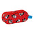 Estuche Escolar Mickey Mouse Clubhouse Happy Smiles Rojo Azul (21 x 8 x 6 cm)