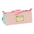 Estuche Escolar Santoro Mirabelle Estella Rosa Verde Claro (21 x 8 x 7 cm)