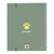 Carpeta de anillas Kelme Iceberg A4 Gris (35 mm)