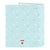 Carpeta de anillas BlackFit8 Daises Azul claro A4 (40 mm)
