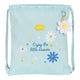 Bolsa Mochila con Cuerdas BlackFit8 Daisies (35 x 40 x 1 cm)