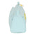 Estuche Escolar BlackFit8 Daisies Azul claro (20 x 11 x 8.5 cm) (32 Piezas)
