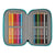 Plumier Triple Real Madrid C.F. Blanco Verde Turquesa (12.5 x 20.5 x 6 cm) (41 Piezas)