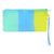 Estuche Escolar Safta Azul Verde Amarillo (21 x 10.5 x 2 cm)