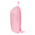 Mochila Infantil Benetton Vichy Mini Rosa (22 x 39 x 10 cm)
