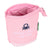 Estuche Cubilete Benetton Vichy Rosa (8 x 19 x 6 cm)