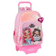 Mochila Escolar con Ruedas Na!Na!Na! Surprise Sparkles Rosa (33 x 42 x 14 cm)