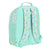 Mochila Escolar Smiley Summer fun Turquesa (32 x 42 x 15 cm)