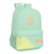 Mochila Escolar Munich Sunset Verde Amarillo (30 x 46 x 14 cm)