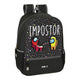 Mochila Escolar Among Us Negro (30 x 40 x 14 cm)