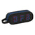 Estuche Escolar BlackFit8 Urban Negro Azul marino (21 x 8 x 6 cm)