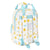 Mochila Escolar Safta Solete Blanco Amarillo (20 x 28 x 8 cm)