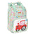 Mochila Escolar Safta Granja Blanco Verde Claro (20 x 28 x 8 cm)